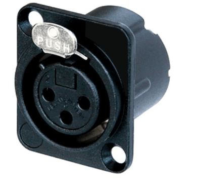 CLC-X3FPB CONECTOR XLR HEMBRA CHASIS CABLELAB1