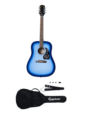 PPAG-EASTARSLBCH1 (Pack) Guitarra acústica starlight blue EPIPHONE