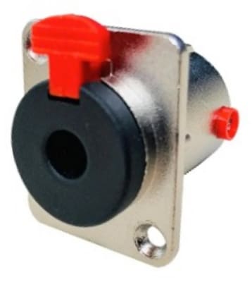 CLC-J2P JACK STEREO CHASIS PLATEADO CABLELAB1