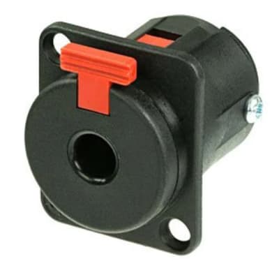 CLC-J2PB JACK STEREO CHASIS NEGRO C/SEGURO CABLELAB