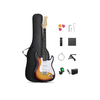 Donner DST-80  Sunburst Guitarra eléctrica tipo Stratocaster