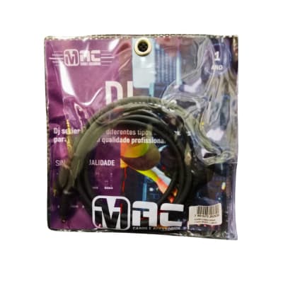 Cable 2 rca a 1 miniplug stereo MAC SG09N 1.52 metros