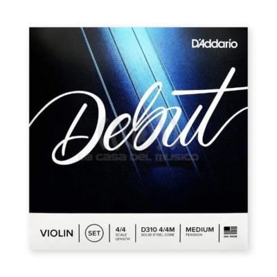 D310 4/4 CUERDAS VIOLIN DADDARIO DEBUT