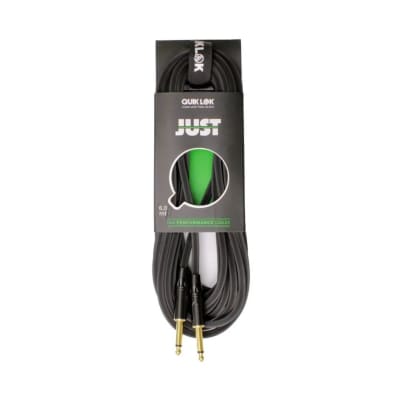 JUST JJ-6 Cable instrumento plug-plug 6 metros QUIK LOK