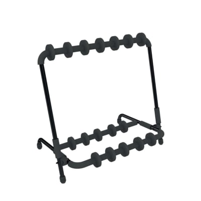 GS350BB Atril guitarra/bajo plegable (6 guitarras) QUIK LOK1