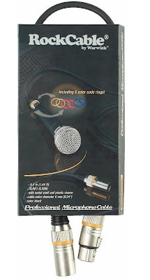 CABLE MICROFONO 5MTS ROCKCABLE RCL30355D7 BK