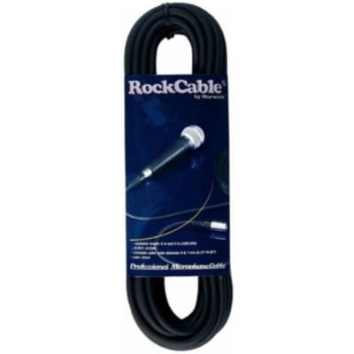 CABLE MICROFONO 5MTS ROCKCABLE RCL30305D7 BK
