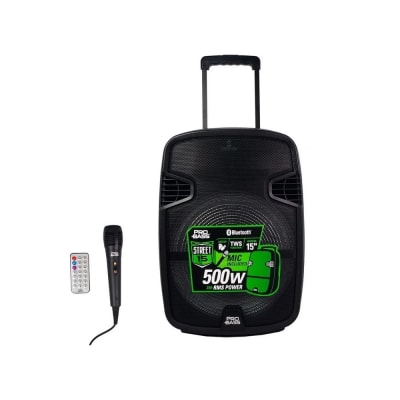 CAJA ACTIVA C/BATERIA Y MIC 15 PROBASS STREET 151