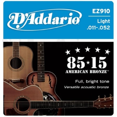 EZ910 CUERDAS GUITARRA ACUSTICA METAL DADDARIO