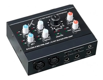 K-22P Interfaz de audio 2 entradas K-ACOUSTIC