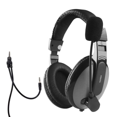 AUDIFONO C/MICROFONO TARGA PH350 GR