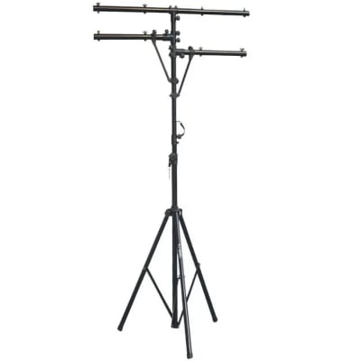 I PMT STAND Altura 1,45-3,2MT, largo brazo 1,2MT, Material: Acero, Color negro, Capacidad carga: 45k1