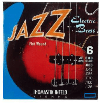 JF346 BAJO 6 CUERDAS FLAT WOUND THOMASTIK