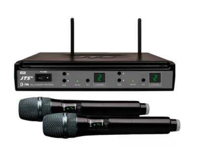E-7DU/E7TH Micrófono inalámbrico doble mano 16 frec. JTS