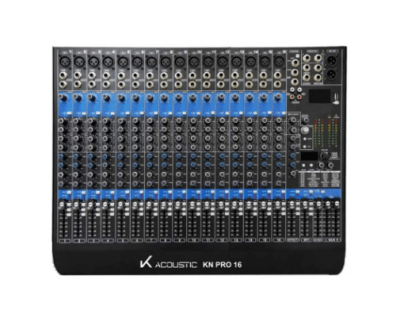 KN16 PRO Mixer 16 canales c/fx/interfaz/bluetooth/usb K-ACOUSTIC