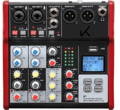 K-MA4 Mixer análogo K-ACOUSTIC