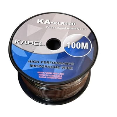 KA-XLR100 Cable micrófono 10mm x rollo de 100 metros KABEL