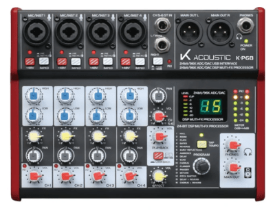 K-P68 Mixer usb K-ACOUSTIC