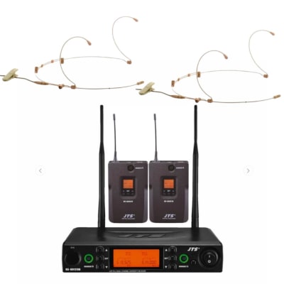 PACK RU-8012DB/RU850LTB+CM-825IF CINTILLO MINIATURA BEIGE OMNIDIRECCIONAL JTS