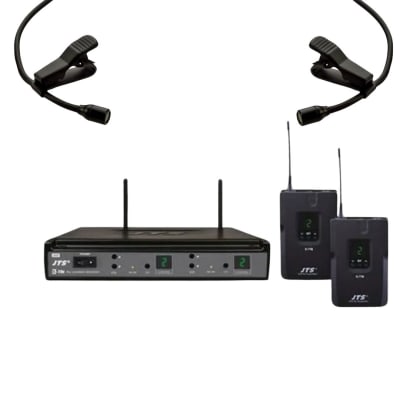 E-7DU/E7TB/CM-201C4 (Pack) Micrófono inalámbrico doble lavalier omni conector mini xlr JTS1