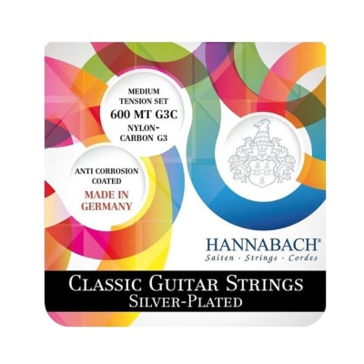 E600MTG3C CUERDAS GUITARRA NYLON MT HANNABACH