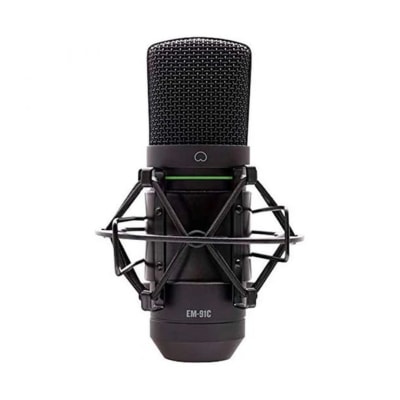EM-91C Micrófono condensador con soporte araña y cable xlr MACKIE