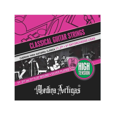 A470H CUERDAS GUITARRA CLASICA FLAT WOUND HT MEDINA ARTIGAS