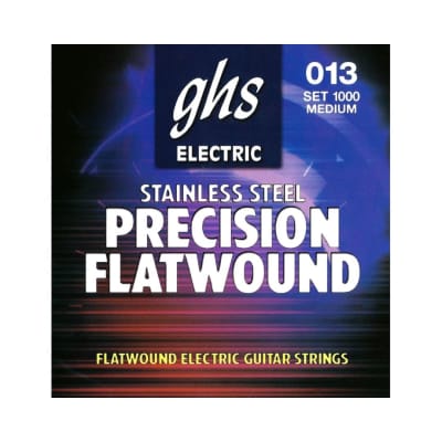 1000 Cuerdas Guitarra Eléctrica Flat Wound GHS