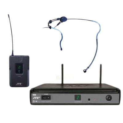 E-7R/E7TB/CM-214ULIB (Pack) Micrófono inalámbrico single cintillo cardiode negro 16 frecuencias JTS