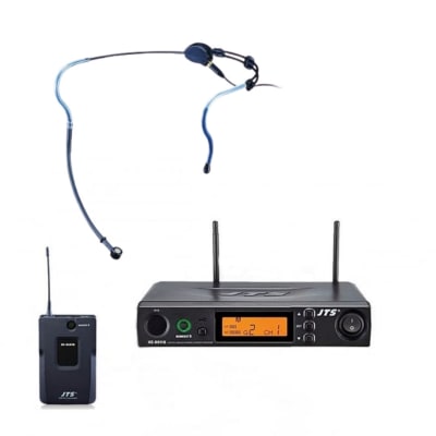 RU-8011D/RU850TB/CM-214ULIB (Pack) Micrófono inalámbrico single cintillo cardiode negro JTS