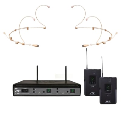E-7DU/E7TB/CX-500FHW/MA-500 (Pack) Micrófono inalámbrico doble cintillo flauta JTS1