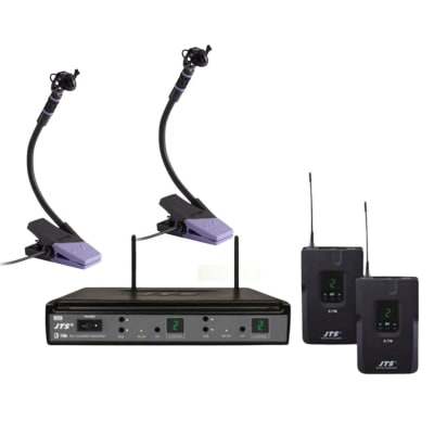 E-7DU/E7TB/CX-508W (Pack) Micrófono inalámbrico doble condensador saxofón acordeón JTS