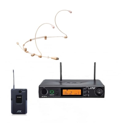 RU-8011D/RU850TB/CX-500FHW/MA-500 (Pack) Micrófono inalámbrico single cintillo vocal/flauta JTS