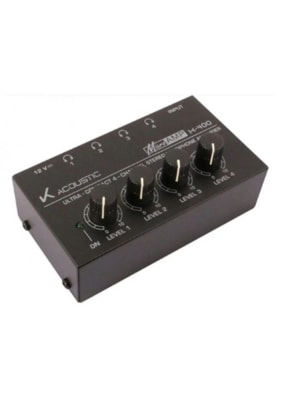 K-400 Amplificador de fonos 4 canales K-ACOUSTIC