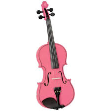HV-100 PINK VIOLIN OUTFIT 3/4 CERVINI