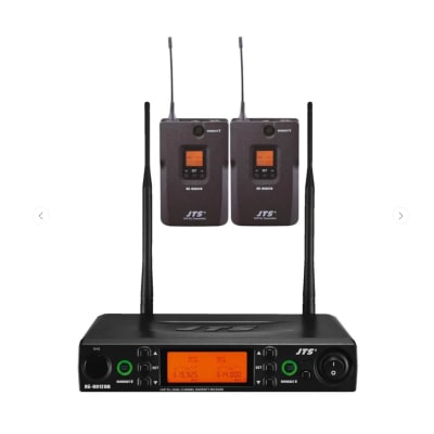 RU-8012DB/RU850LTB Micrófono inalámbrico doble bodypack JTS1