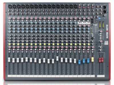 MIXER ALLEN & HEATH ZED22FX/X  (16 CANALES MONO 3 CANALES ESTEREO)