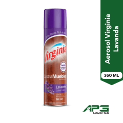 Lustra Mueble Aerosol Virginia Lavanda 360ML