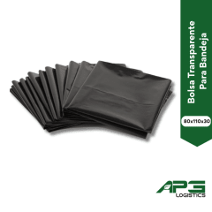 Bolsas de Basura Negra 80x110x30mic Pqte 10 Und