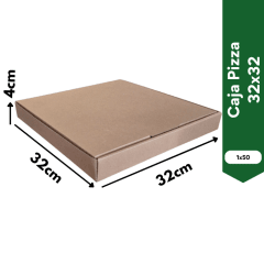 Caja Pizza 32x32x4cm (1x50)
