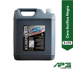 Cera Acrilica Negra Top Bidon 5Lts