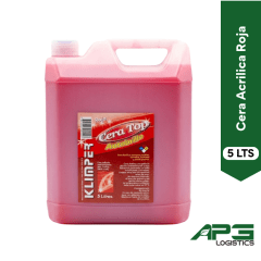 Cera Acrilica Roja Top Bidon 5Lts