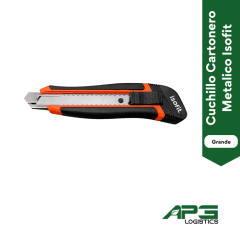 Cuchillo cartonero Grande Metalico Isofit