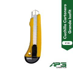 Cuchillo Cartonero Grande N° 80 Isofit