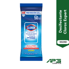 Toalla Desinfectante Clorox Expert (50unid)