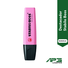 Destacador Rosado Stabilo Boss