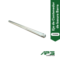 EJE de Contenedor de basura Barra de 740MM - A Pedido