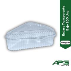 Envase Transparente Bajo 200 Und