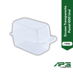 Envase Transparente Pastel 7189A 600 Und