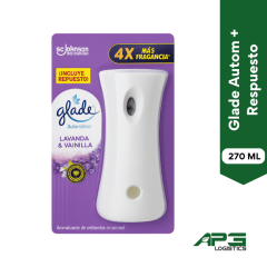 Desodorante Glade Autom + Rpto Lav/Vainilla 270Ml